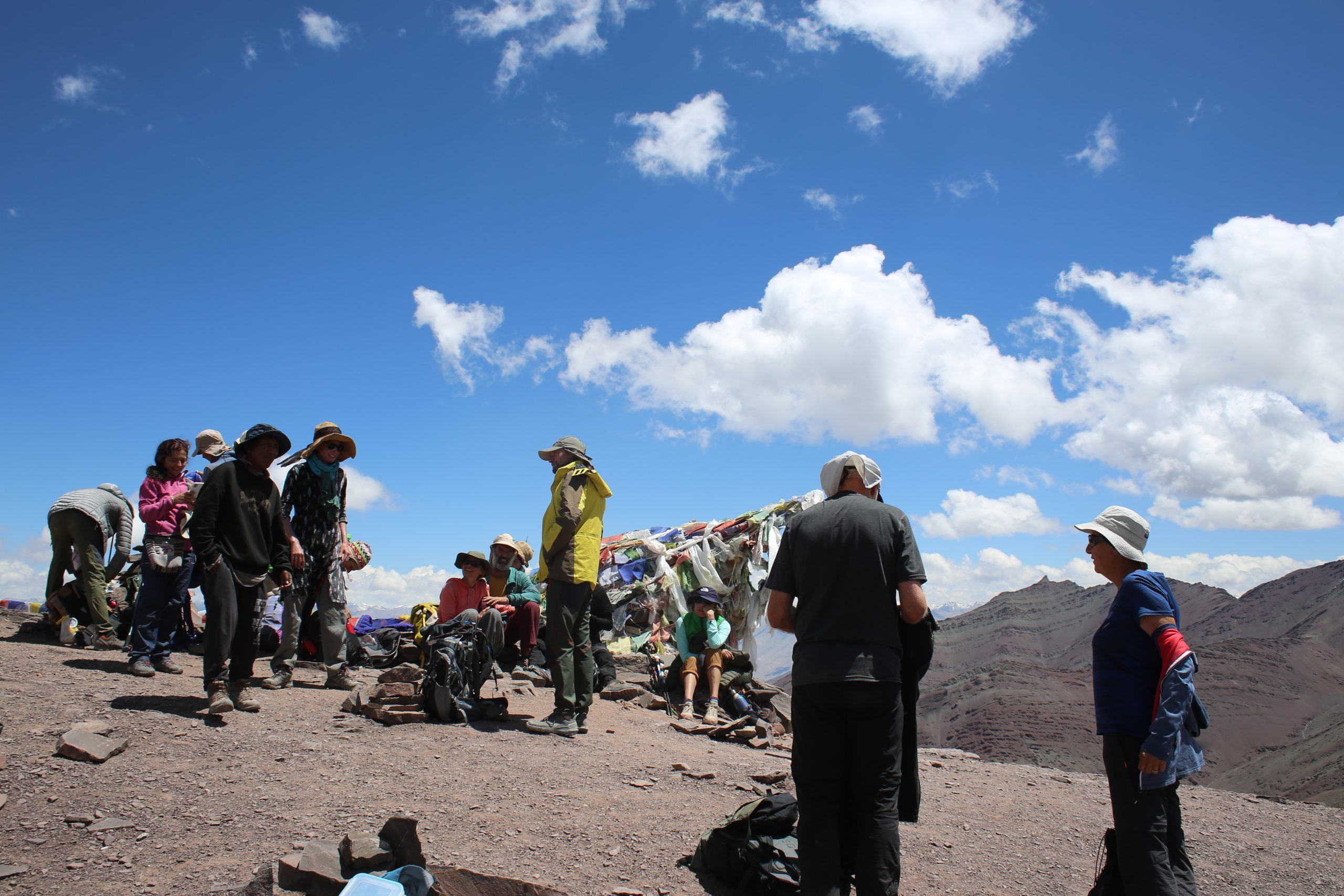 Chilling Via Markha Valley Kangyatse II Peak